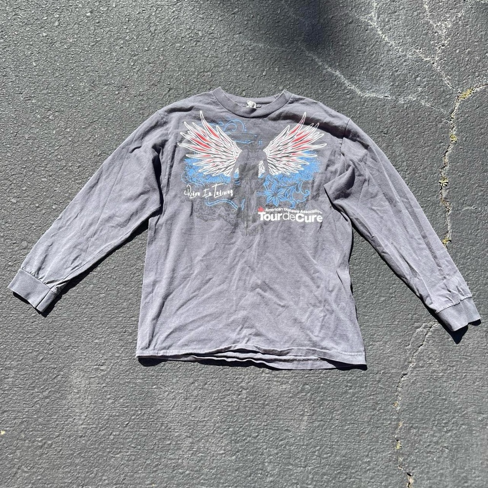 Cyber Y2K bike tour long sleeve shirt